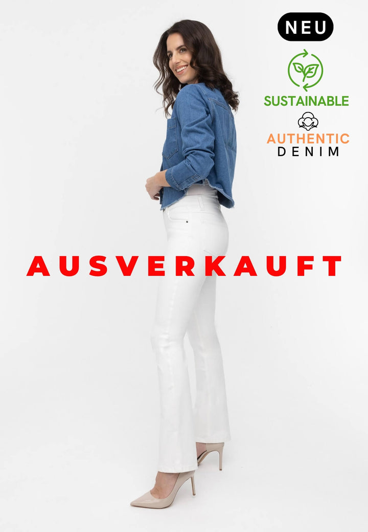 wonderjeans Bootcut Authentic White