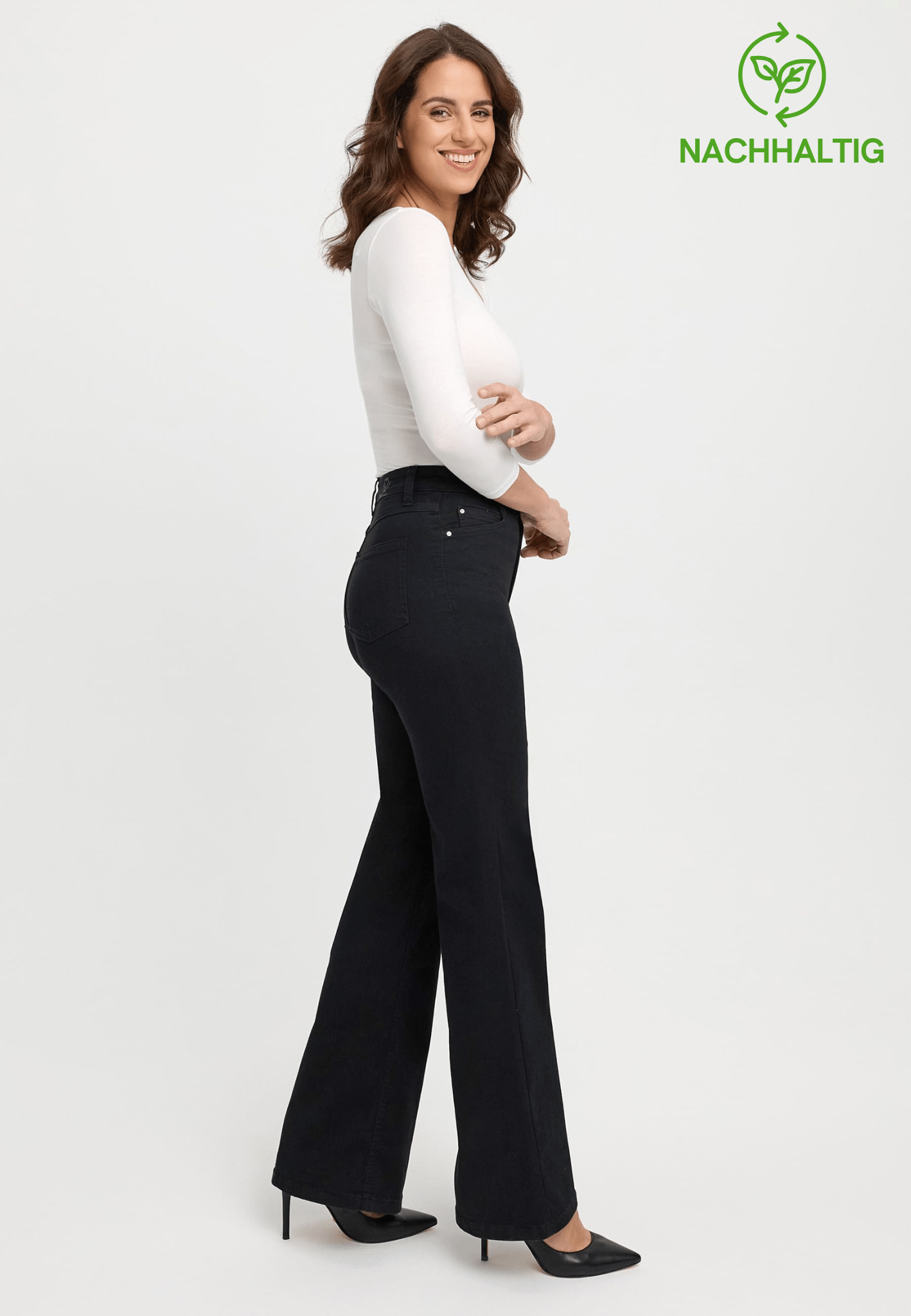 wonderjeans Flared Black