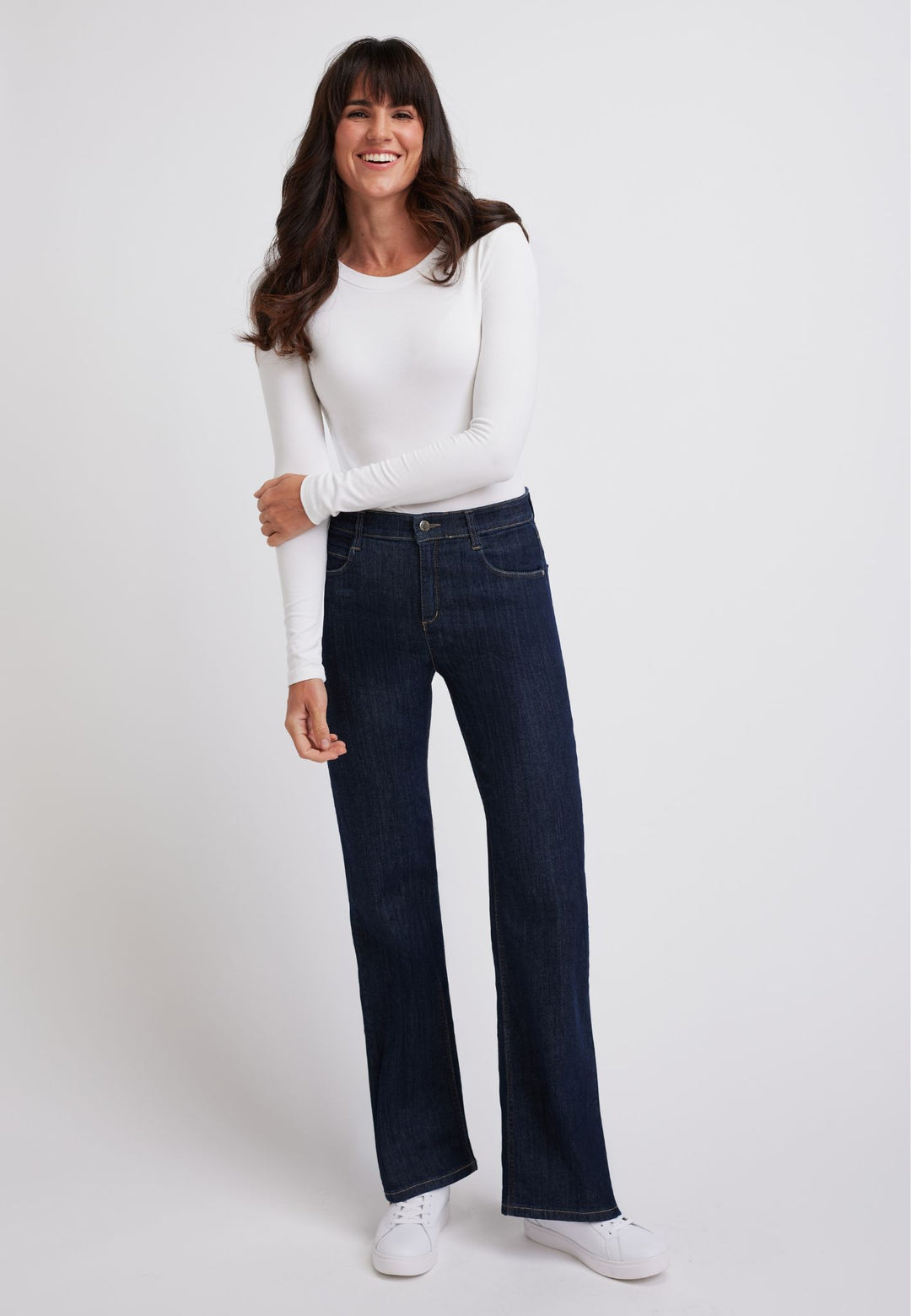 wonderjeans Relaxed Wide Blue Rinse