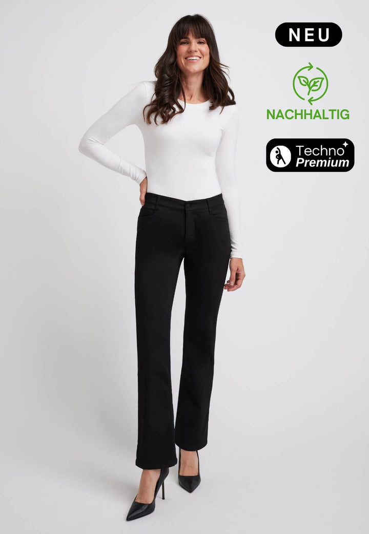 wonderjeans Bootcut Black Techno Premium
